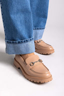 Loafers chunky ERYNN - Τάουπε - thefashionproject.gr - ERYNN