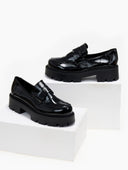 Loafers chunky λουστρίνι Estil - Μαύρο - thefashionproject.gr - Estil