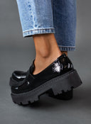 Loafers chunky λουστρίνι Estil - Μαύρο - thefashionproject.gr - Estil