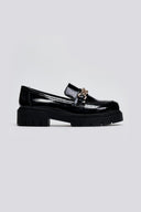 Loafers chunky λουστρίνι Estil - Μαύρο - thefashionproject.gr - Estil