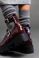 Loafers chunky λουστρίνι TFP - Burgundy - thefashionproject.gr - TFP