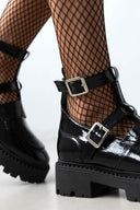 Loafers chunky λουστρίνι TFP - Μαύρο - thefashionproject.gr - TFP