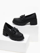 Loafers chunky με τακούνι Xti 171342 - Μαύρο - thefashionproject.gr - Refresh