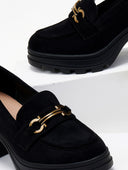 Loafers chunky suede
