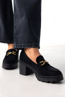 Loafers chunky suede