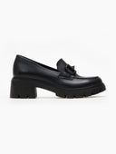 Loafers δερμάτινα chunky με αγκράφα Ragazza 0756