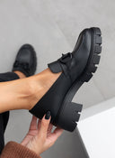 Loafers δερμάτινα chunky με αγκράφα Ragazza 0756