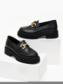 Loafers δερμάτινα chunky με σχέδιο Ragazza 0308