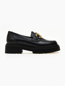 Loafers δερμάτινα chunky με σχέδιο Ragazza 0308 - Μαύρο - thefashionproject.gr - RAGAZZA