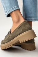 Loafers δερμάτινα chunky Ragazza 0307 - Λαδί - thefashionproject.gr - RAGAZZA