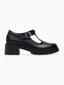 Loafers δερμάτινα Mary Janes Ragazza 0759 - Μαύρο - thefashionproject.gr - RAGAZZA