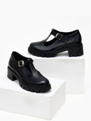 Loafers δερμάτινα Mary Janes Ragazza 0759 - Μαύρο - thefashionproject.gr - RAGAZZA