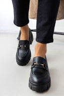 Loafers δερμάτινα με αγκράφα TFP