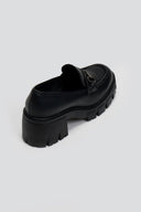 Loafers δερμάτινα με αγκράφα TFP - Μαύρο - thefashionproject.gr - TFP