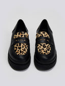Loafers δερμάτινα με ponyskin TFP