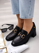 Loafers δερμάτινα με τακούνι Carmela 161127