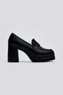 Loafers δερμάτινα με τακούνι TFP