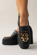 Loafers δερμάτινα με τακούνι TFP
