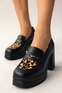 Loafers δερμάτινα με τακούνι TFP