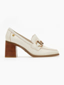 Loafers δερμάτινα με τακούνι Carmela 161127 - Πάγου - thefashionproject.gr - CARMELA