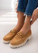 Loafers καστόρινα με κρίκους Ragazza 0528 - Ταμπά - thefashionproject.gr - RAGAZZA