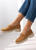 Loafers καστόρινα με κρίκους Ragazza 0528 - Ταμπά - thefashionproject.gr - RAGAZZA