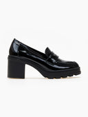 Loafers λουστρίνι με τακούνι