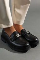 Loafers με αγκράφα και strass ERYNN