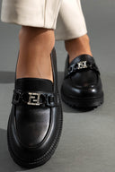 Loafers με αγκράφα και strass ERYNN