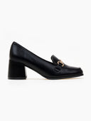 Loafers με μεταλλικό στοιχείο - Μαύρο - thefashionproject.gr - CM Paris