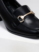 Loafers με μεταλλικό στοιχείο - Μαύρο - thefashionproject.gr - CM Paris