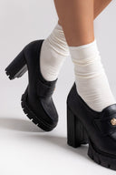 Loafers με τακούνι 