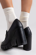 Loafers με τακούνι 