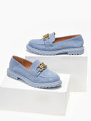 Loafers suede με μεταλλικό στοιχείο Erynn