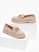 Loafers suede με μεταλλικό στοιχείο Erynn