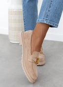 Loafers suede με μεταλλικό στοιχείο Erynn