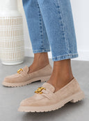 Loafers suede με μεταλλικό στοιχείο Erynn