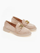 Loafers suede με μεταλλικό στοιχείο Erynn