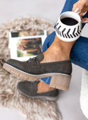 Loafers suede με τακούνι Refresh 171417