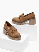 Loafers suede με τακούνι Refresh 171417