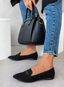 Μπαλαρίνες suede μυτερά estil