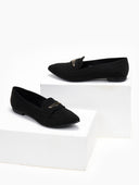 Μπαλαρίνες suede μυτερά estil