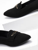 Μπαλαρίνες suede μυτερά estil