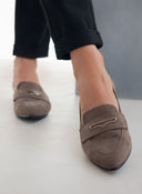 Μπαλαρίνες suede μυτερά estil