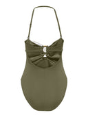 Μαγιό ολόσωμο strapless ONLY 15314714 - Χακί - thefashionproject.gr - ONLY - 22296022003