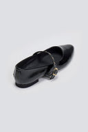 Mary Janes λουστρίνι με τρουκς ESTIL - Μαύρο - thefashionproject.gr - Estil