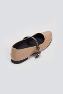 Mary Janes λουστρίνι με τρουκς ESTIL - Nude - thefashionproject.gr - Estil - 23766004003