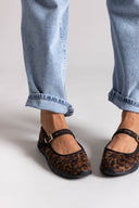 Mary Janes with Animal Print and Strap Xti 144238 - Leopard suede - thefashionproject.gr - Xti Footwear