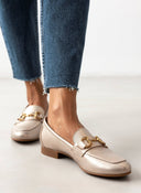 Μοκασίνια φλατ δερμάτινα Ragazza 0433 - Άμμου - thefashionproject.gr - RAGAZZA
