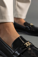 Μοκασίνια λουστρίνι ERYNN - Μαύρο - thefashionproject.gr - ERYNN - 22883002002